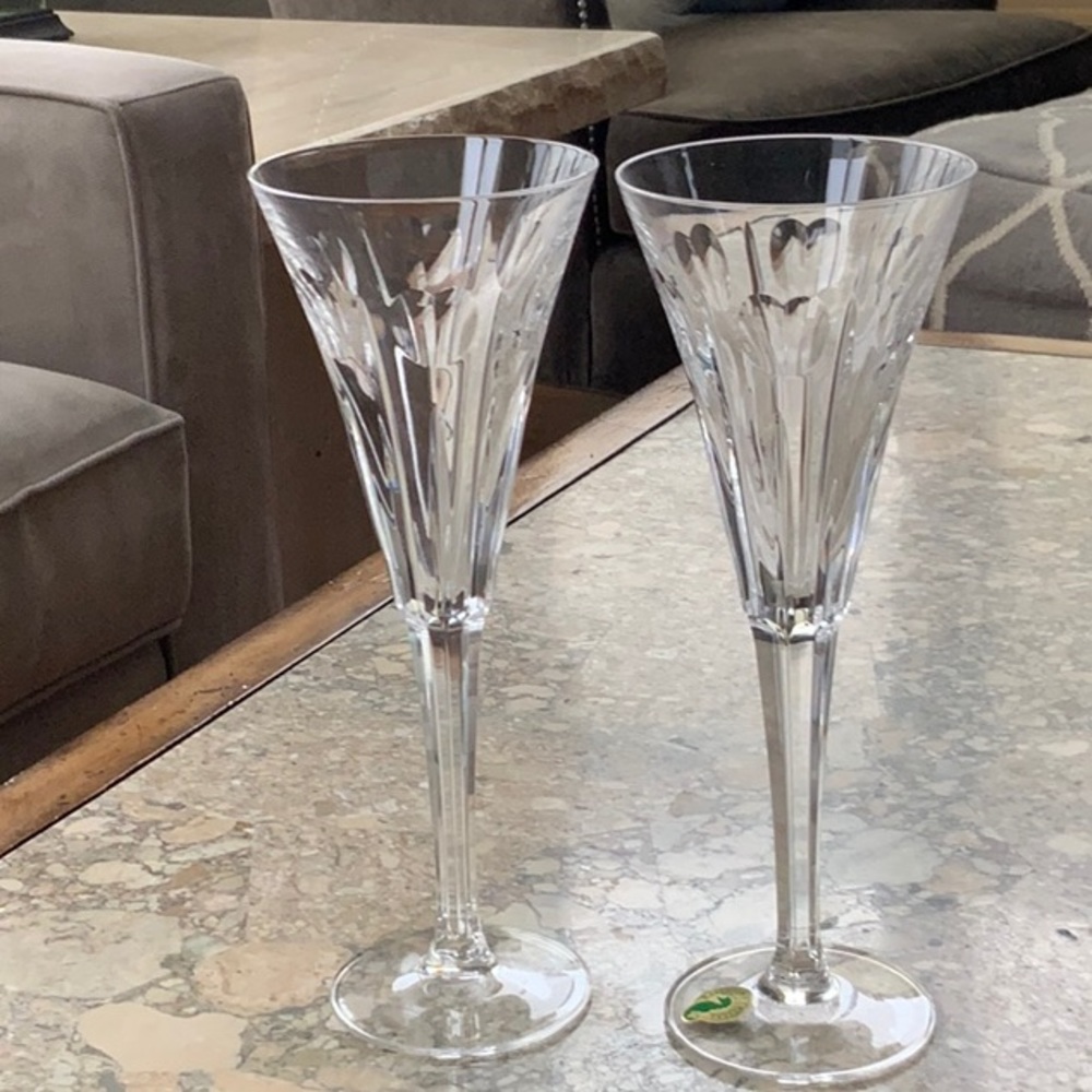 Waterford Crystal Champagne flutes